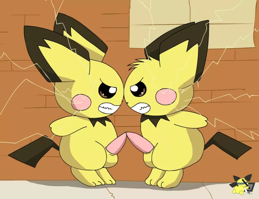 Two male pichu fighting (pichu90) [mm] posted by TylerHthefishboi