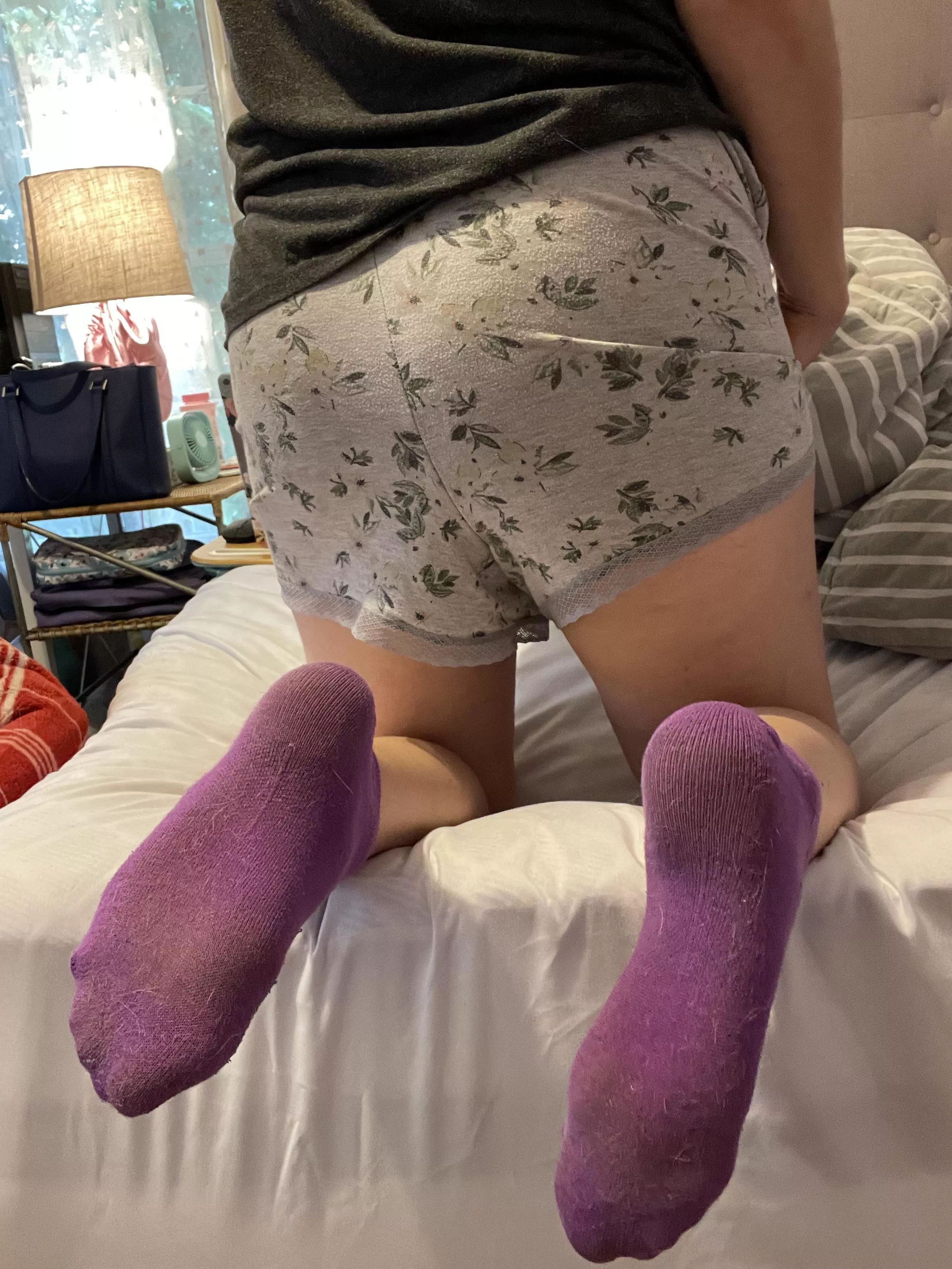 Who’s going to take mg socks off for me? posted by thesockstress