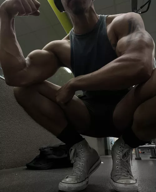 Working to build the outside of my forearms. by KingAdonis06