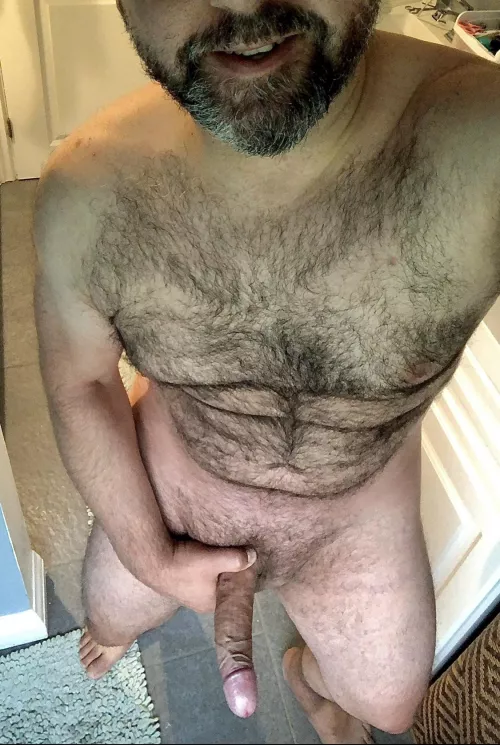 Would you say that your body is tuned and geared, to submit to big men who have large cocks, and a salt and pepper beard? by 1HungBadDad