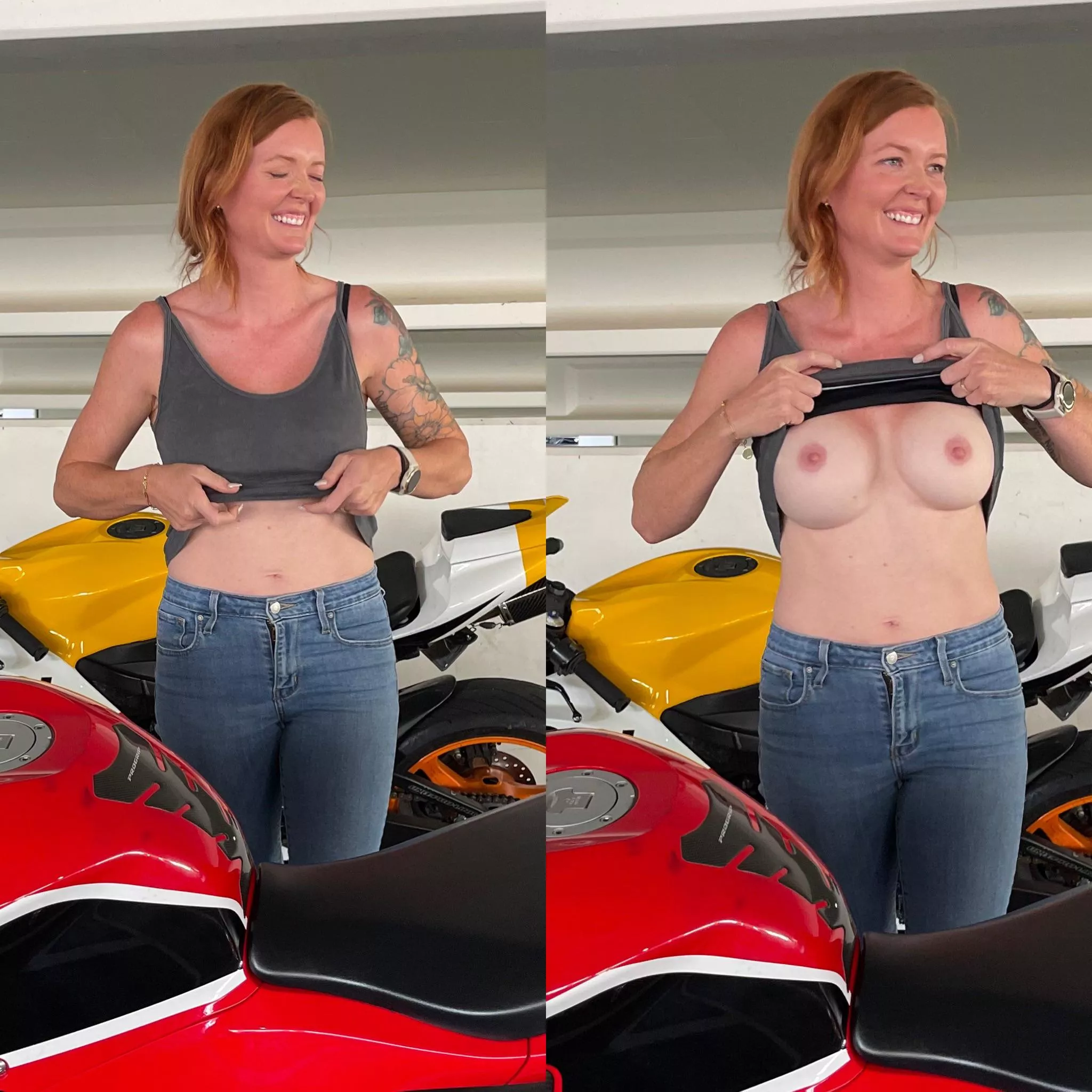 Can you tell the people driving by knew what I was doing? posted by fitredd