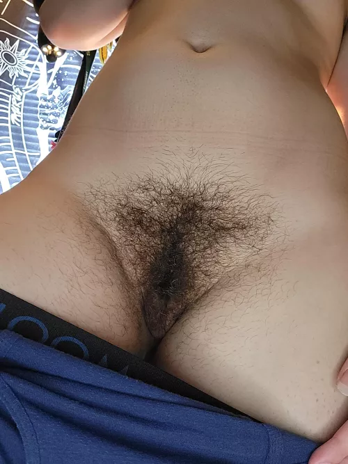 Do you like the hair on my thighs too? 🥺 by electronicnotetaker