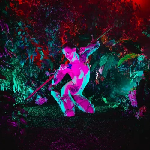 Georgette Foxbrooke tied to the pole - rope and photo by me (The Dark Arts) by CrushedVelvetX