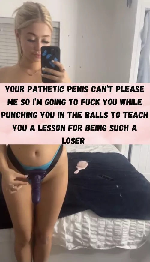 I'm going to fuck every last bit of manhood out of you ! [F19] by RecognitionNew9938