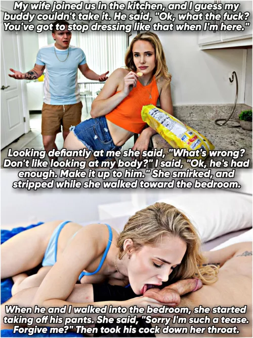 Make it up to him... by WantToBeSharer