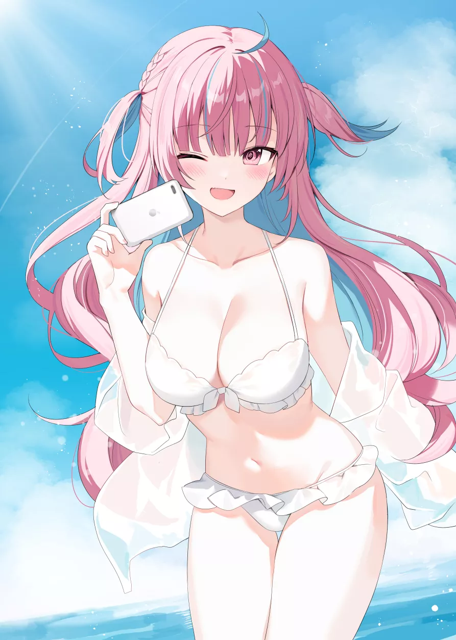 Minato Aqua [Hololive] posted by CheetahSperm18