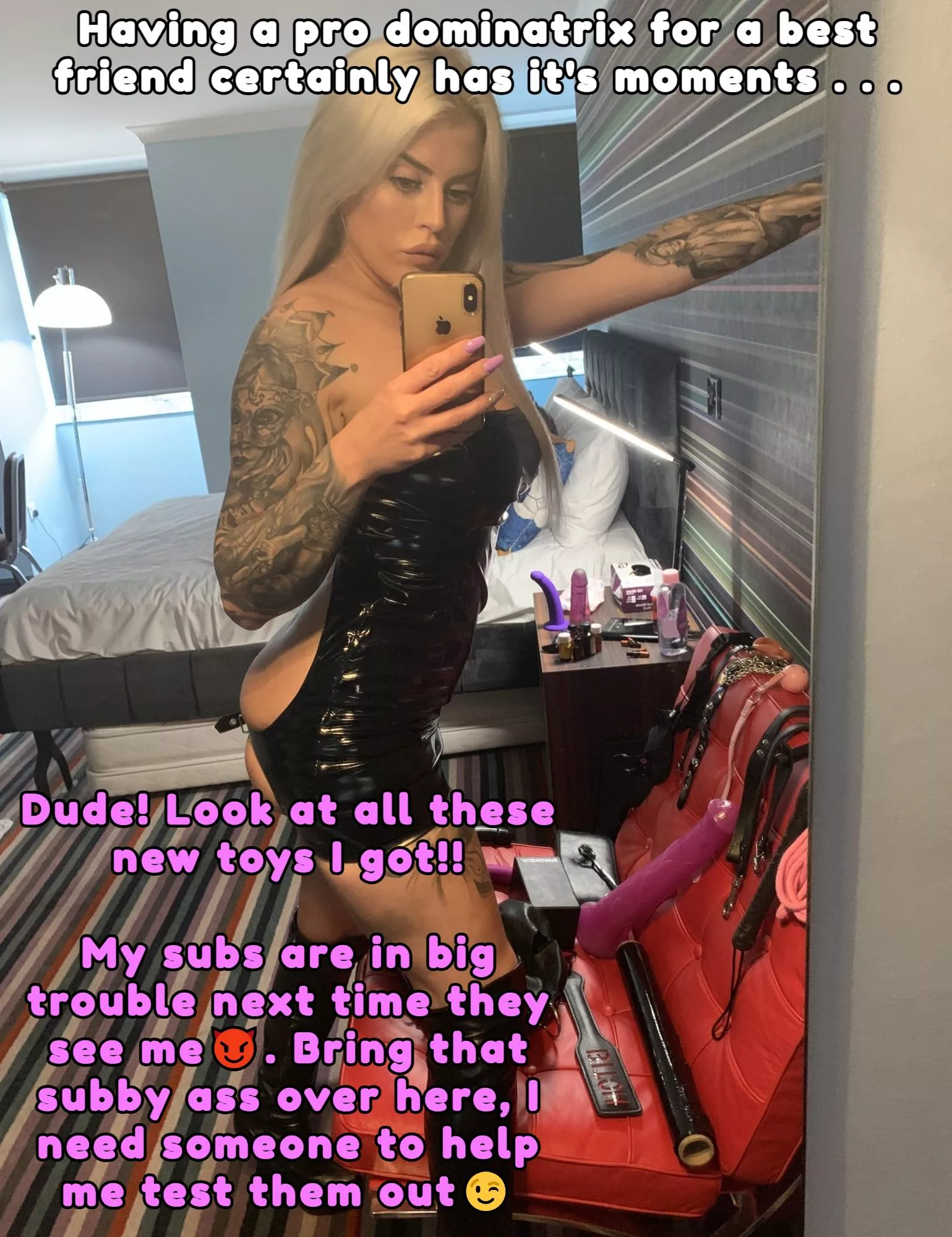 My Bestie The Dom. posted by TwistedCaptions