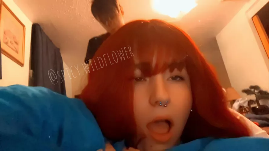 My BF is at work and my friend came over, figured I show my BF the fun I'm having while he's out. I think my BF should be out more often with how much I enjoy my friends stretching me out by sweetie_pie_model