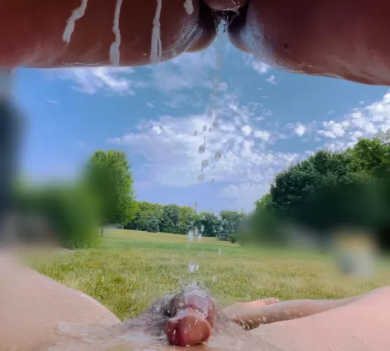 She loves pissing on me when she drinks! Who’s next?! [OC] by Okokokok1