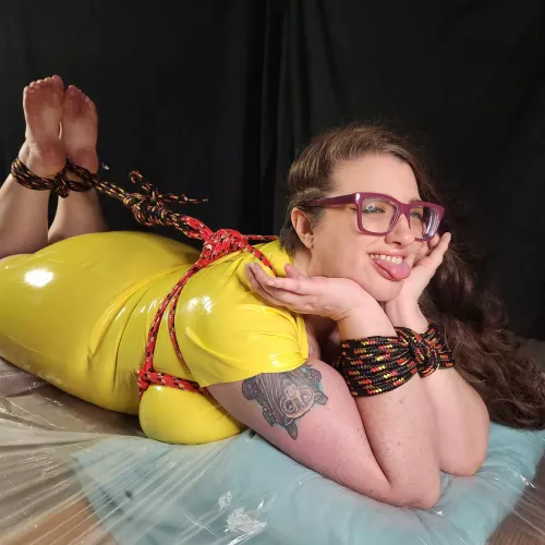 Tied up to be gunged by MelonieNosha