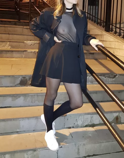 Wore a Sheer Top on My Date at the Bar by Romanticbitch420