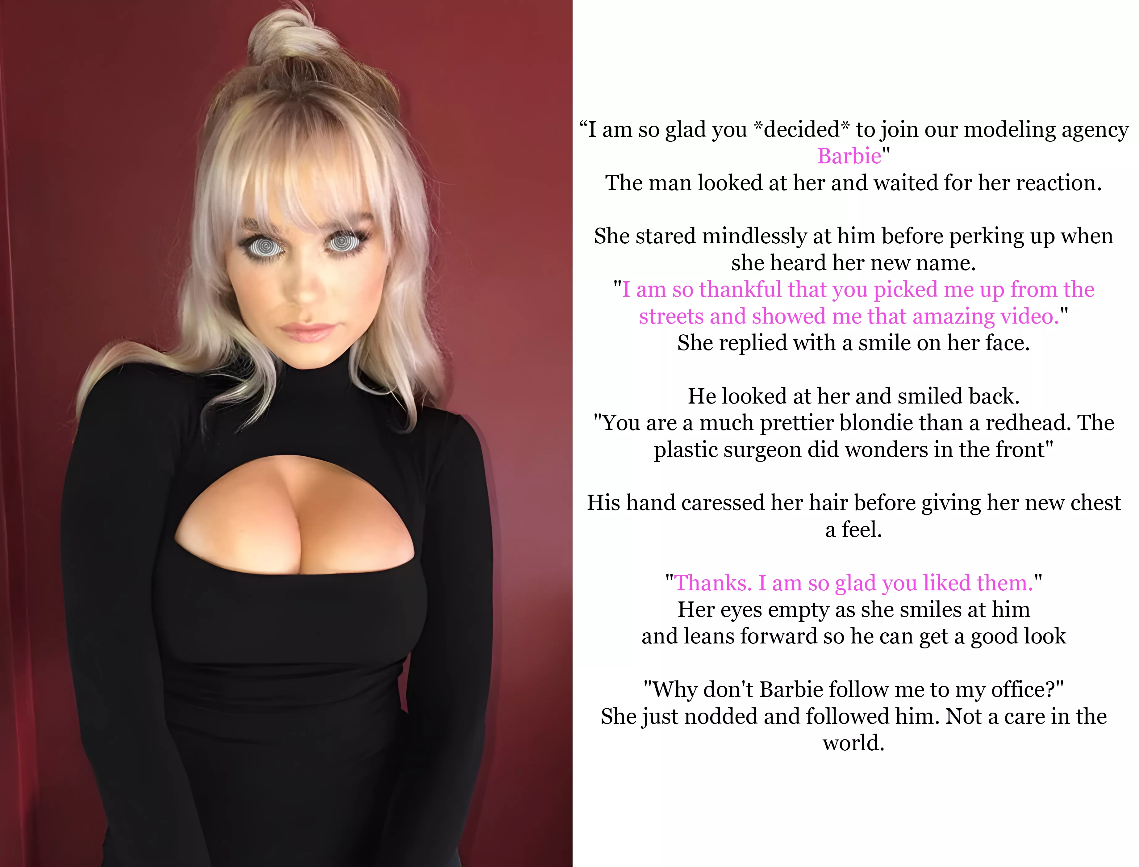 A start to a great modelling career! u/bimbojazzie posted by AI_Master_Control