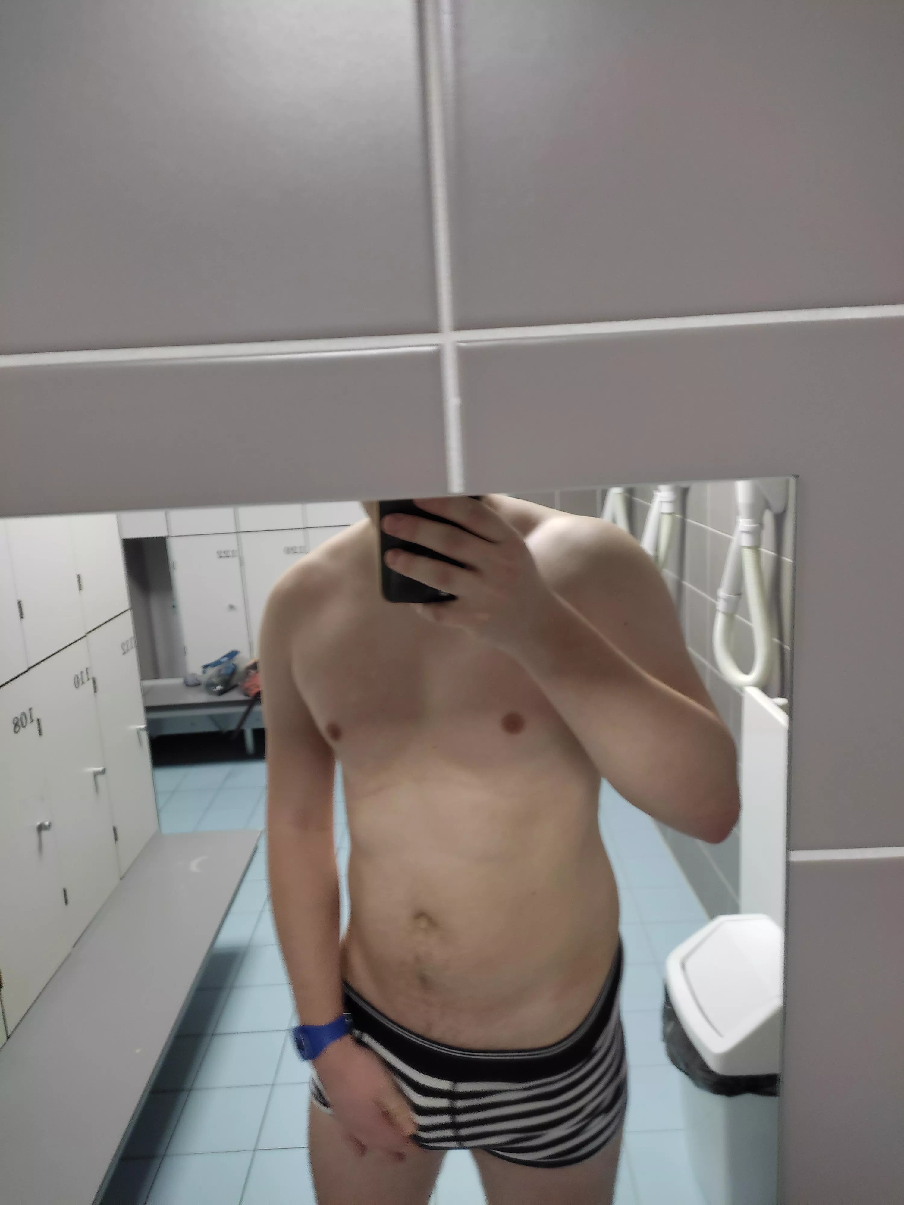 at the pool. do you like it? posted by TotalOld7298