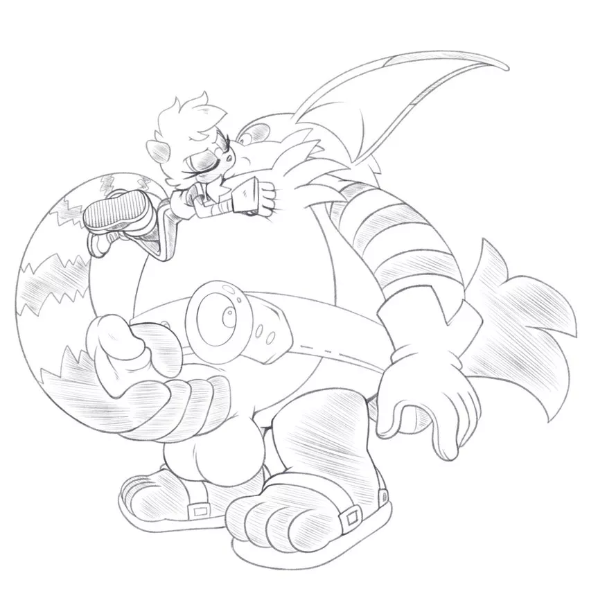 Big grip (@KERBARU_art) posted by SonicSpeedster18