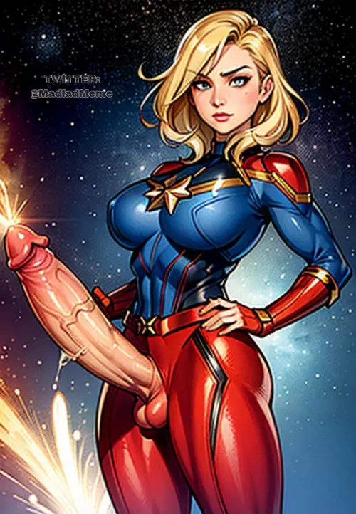 Captain Marvel by MadLadMeme