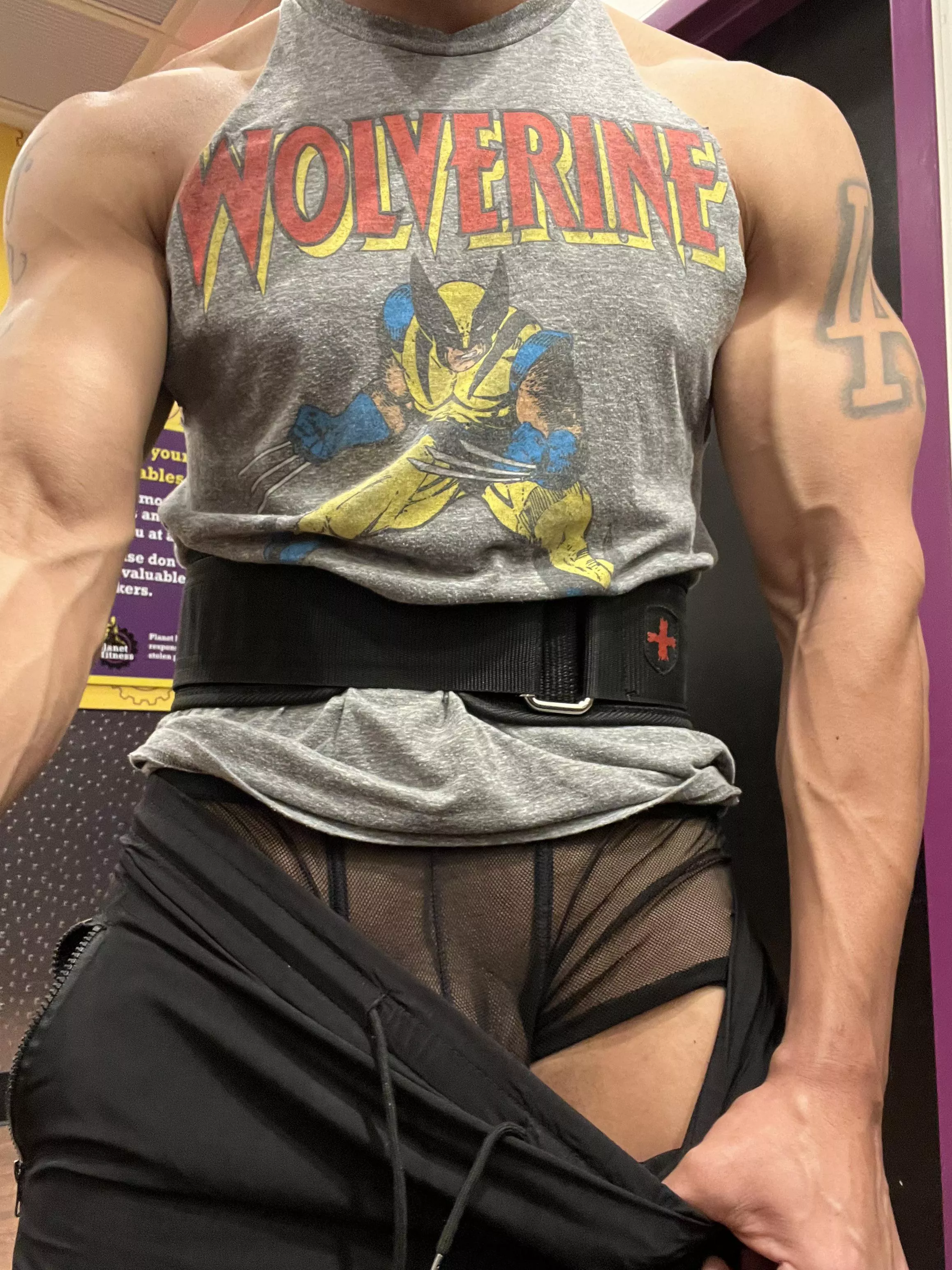 Catch me in your locker room with these sheer underwear posted by KingAdonis06