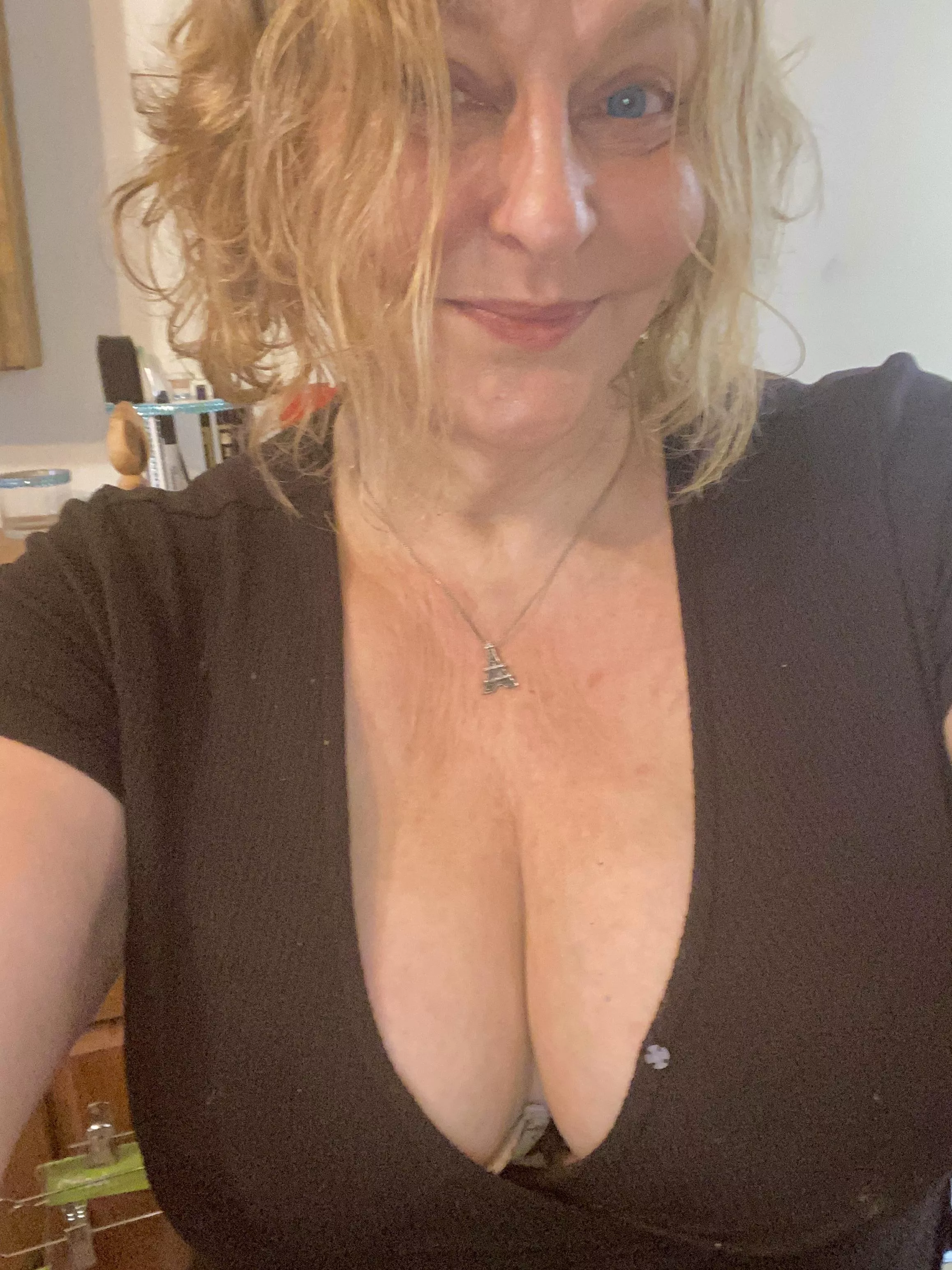 Hmmm…should I wear this to teach today!?e posted by Tesscooksfrench