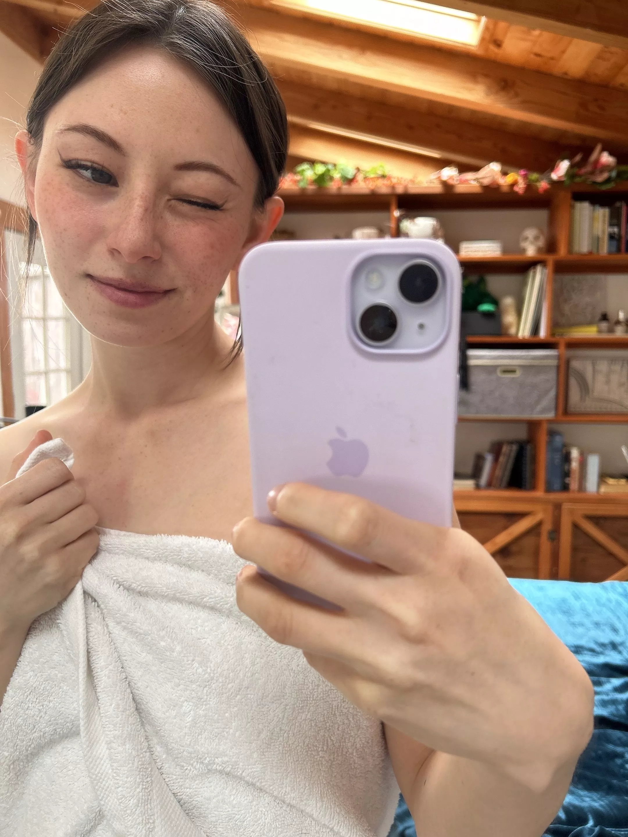 I gain a freckle every time you nut to me posted by elfgirltalia