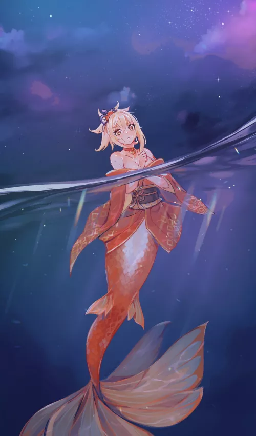 Mermaid Yoimiya by epicgirlwithpp