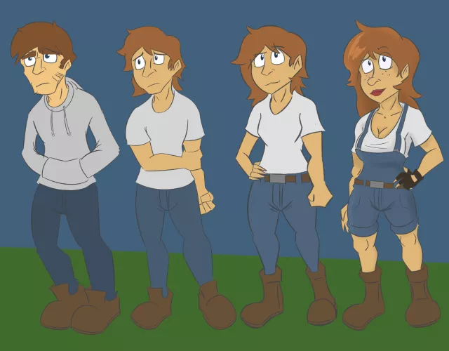 My first Tg sequence Guy to farm girl by Traditional-Fly-6229