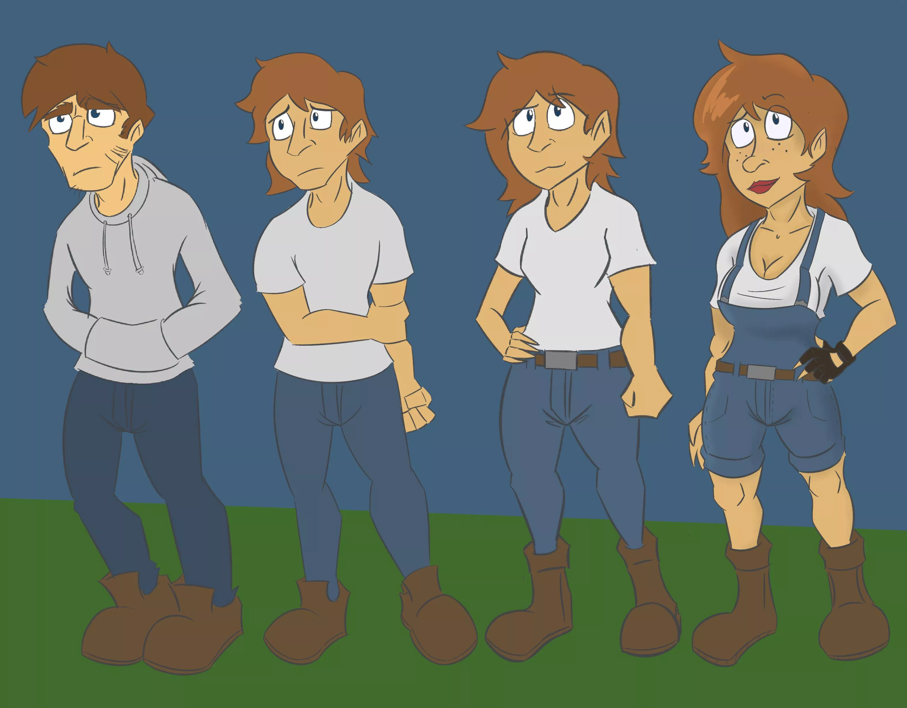 My first Tg sequence Guy to farm girl posted by Traditional-Fly-6229