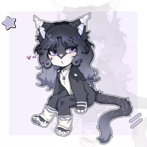 my fursona :)) what do u think ab her? by Unlikely_Horror6328