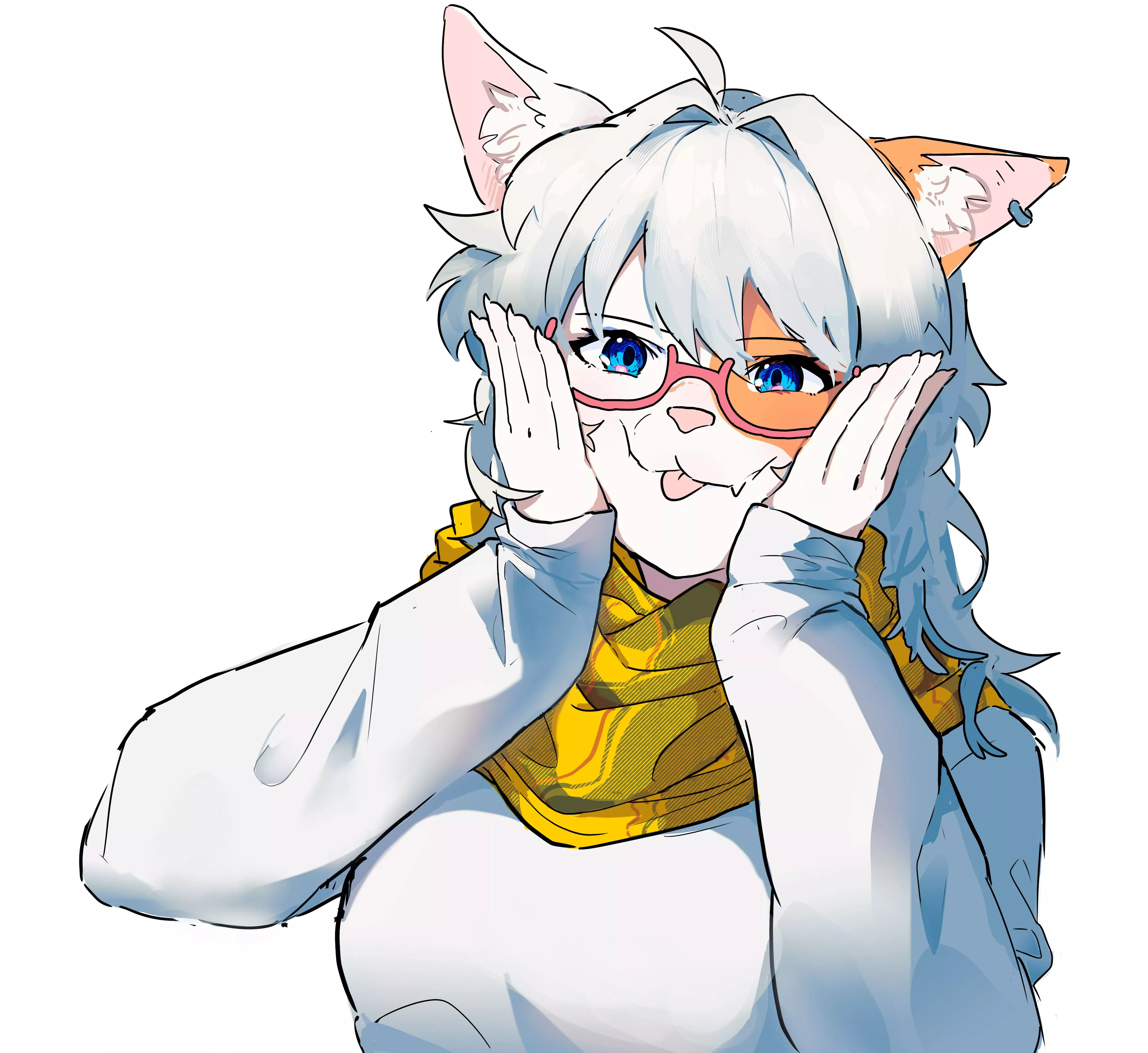 my OC Lily with her winter outfit posted by visualyouth