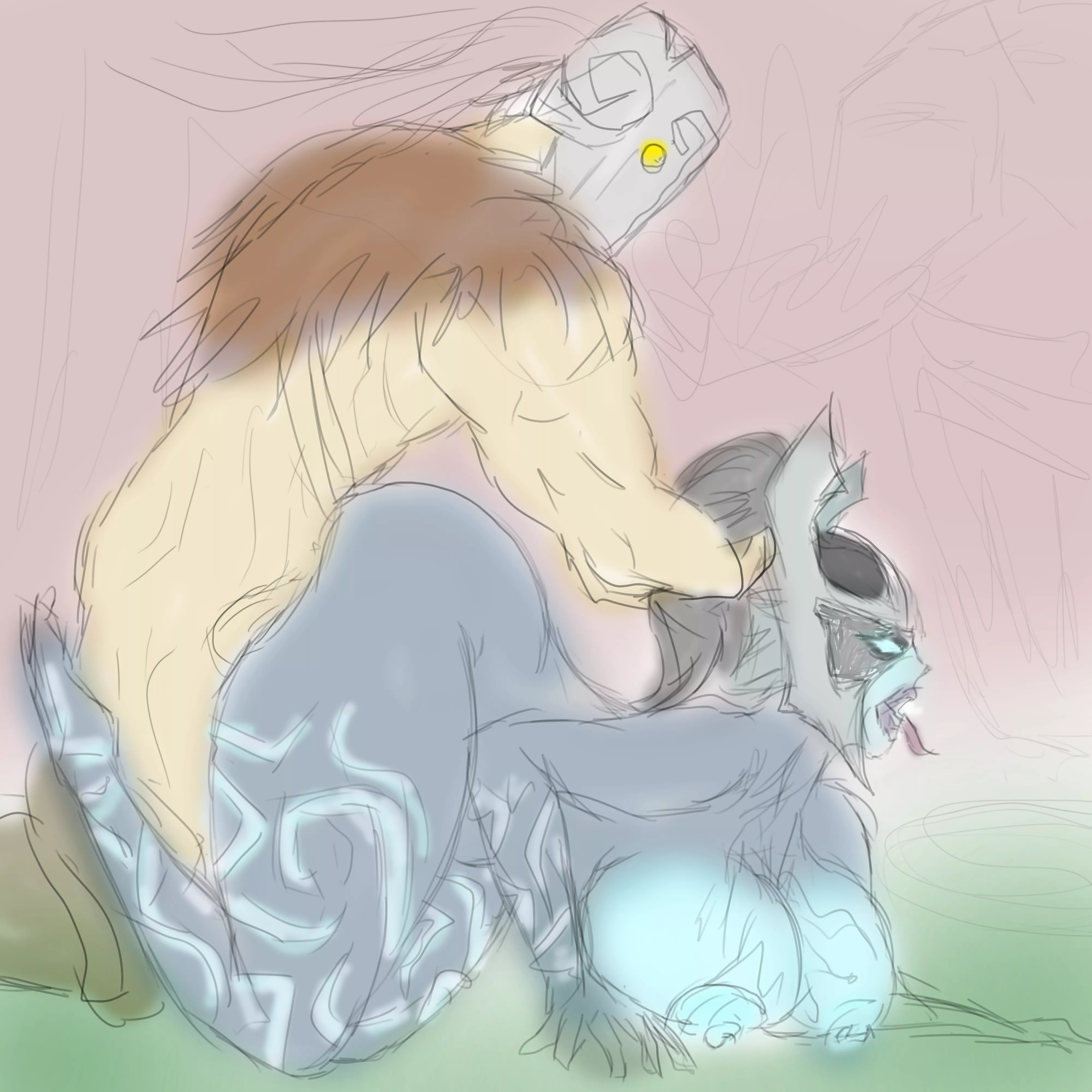 Phantom assassin & juggernaut by Nikigayart posted by rrhonin788