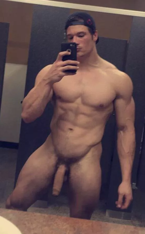 Selfie in the bathroom at the gym. posted by KKwoodhill