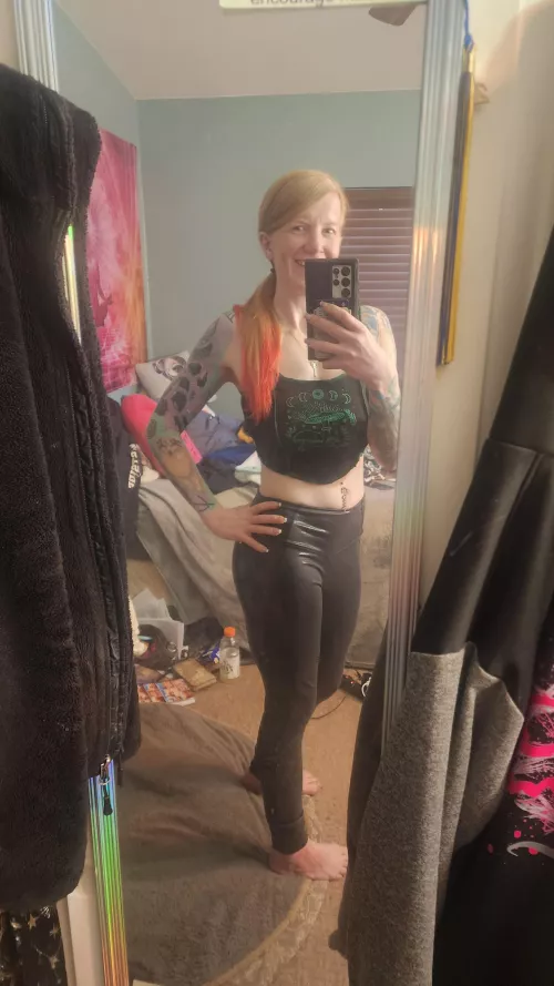 shiny pants by ababypinecone