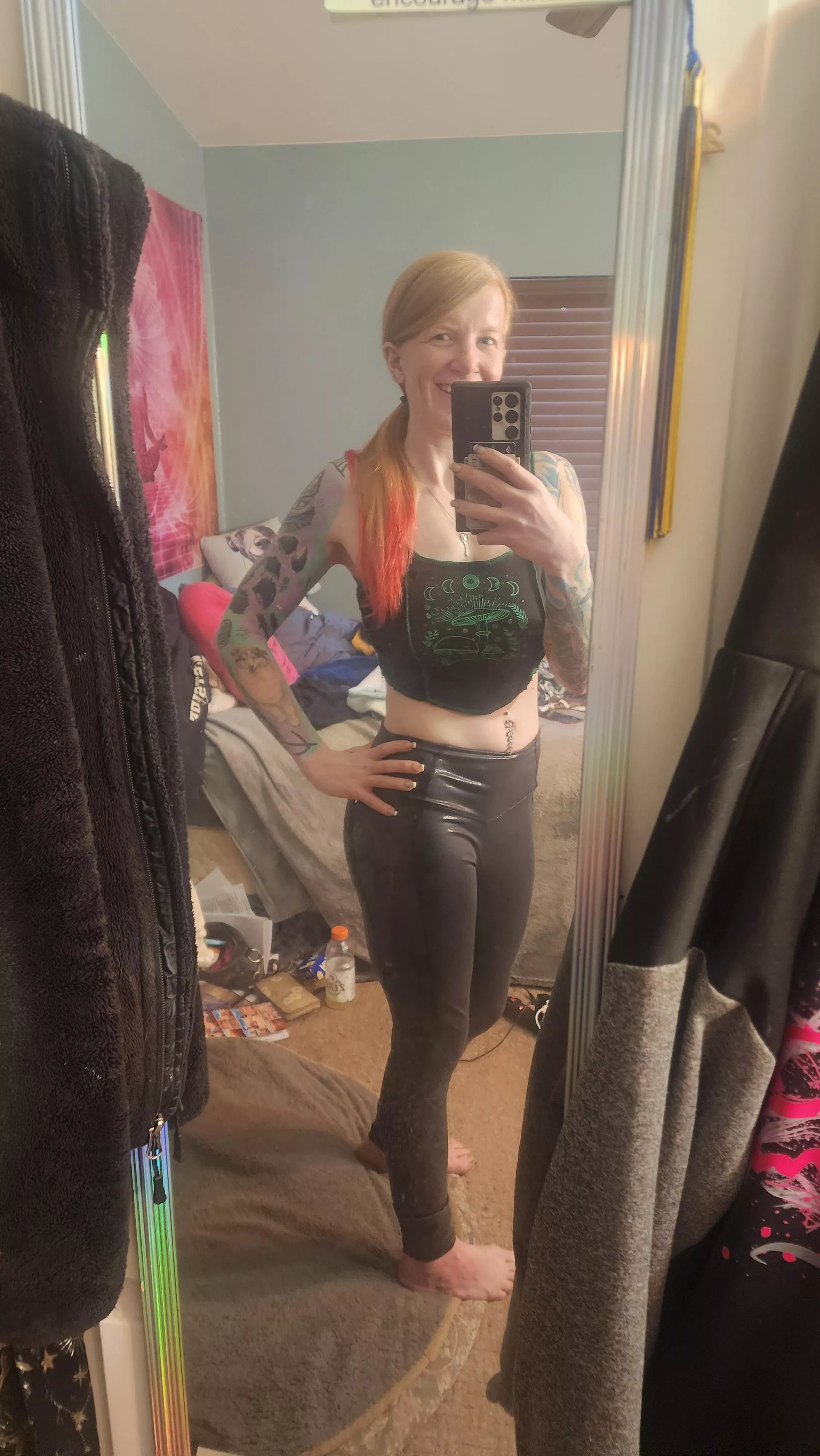 shiny pants posted by ababypinecone