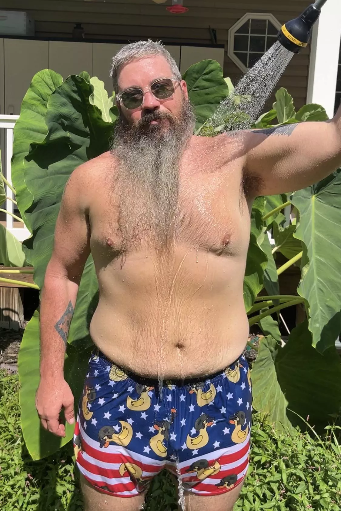 Thought I might mow today but it is too hot for that nonsense! 🥵 posted by ThaGuvnor