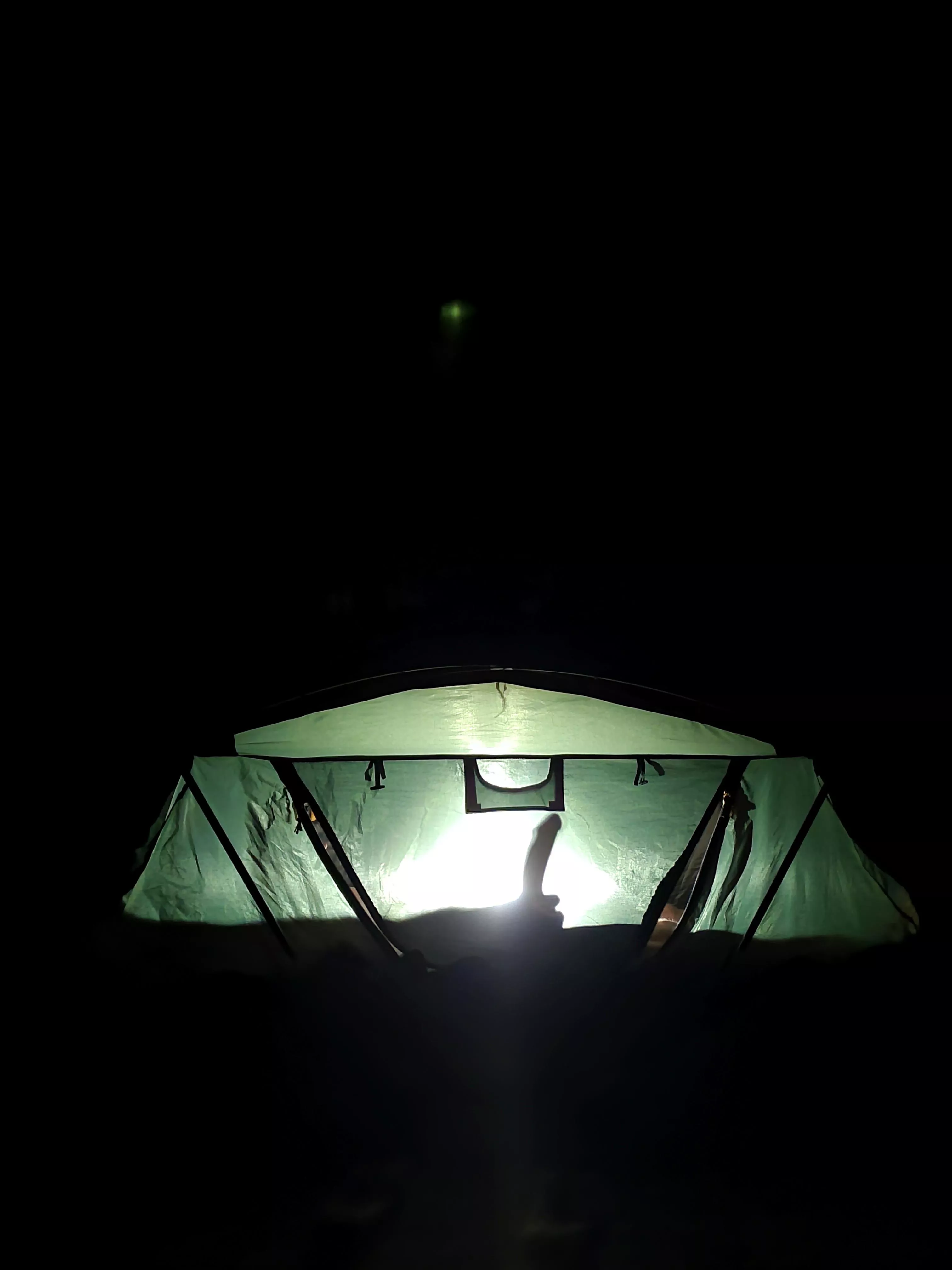 What would you do if you hiked past me pitching my tent? posted by Furious_Marmot