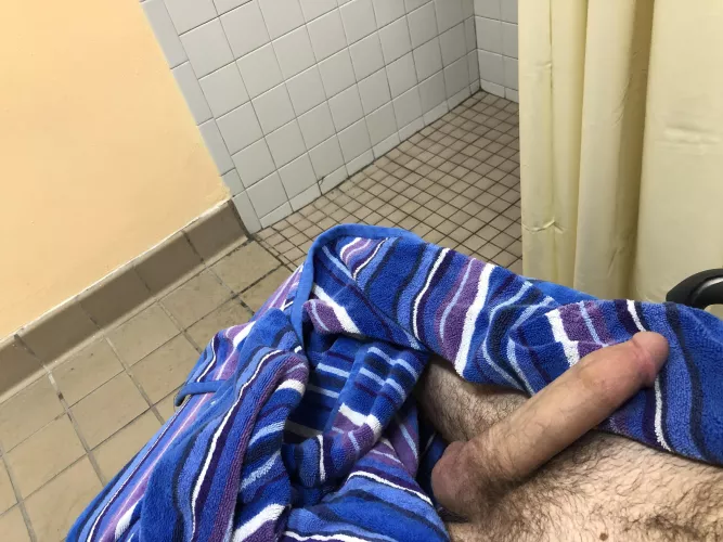 You walk into the lockerroom and see me sitting like this.. what do you do? by [deleted]