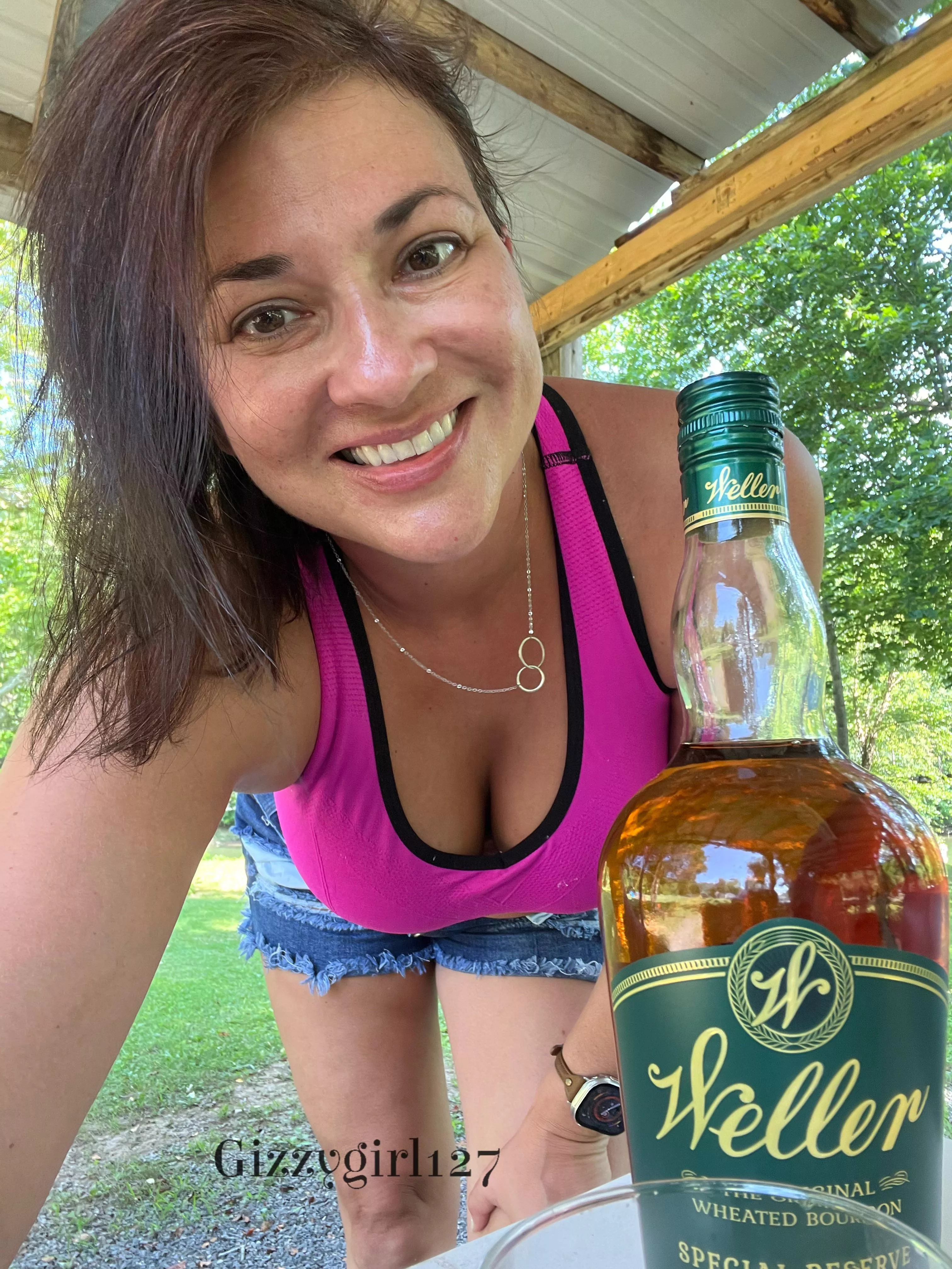 Brand new bottle of weller from my BT visit - yum! posted by Gizzygirl127