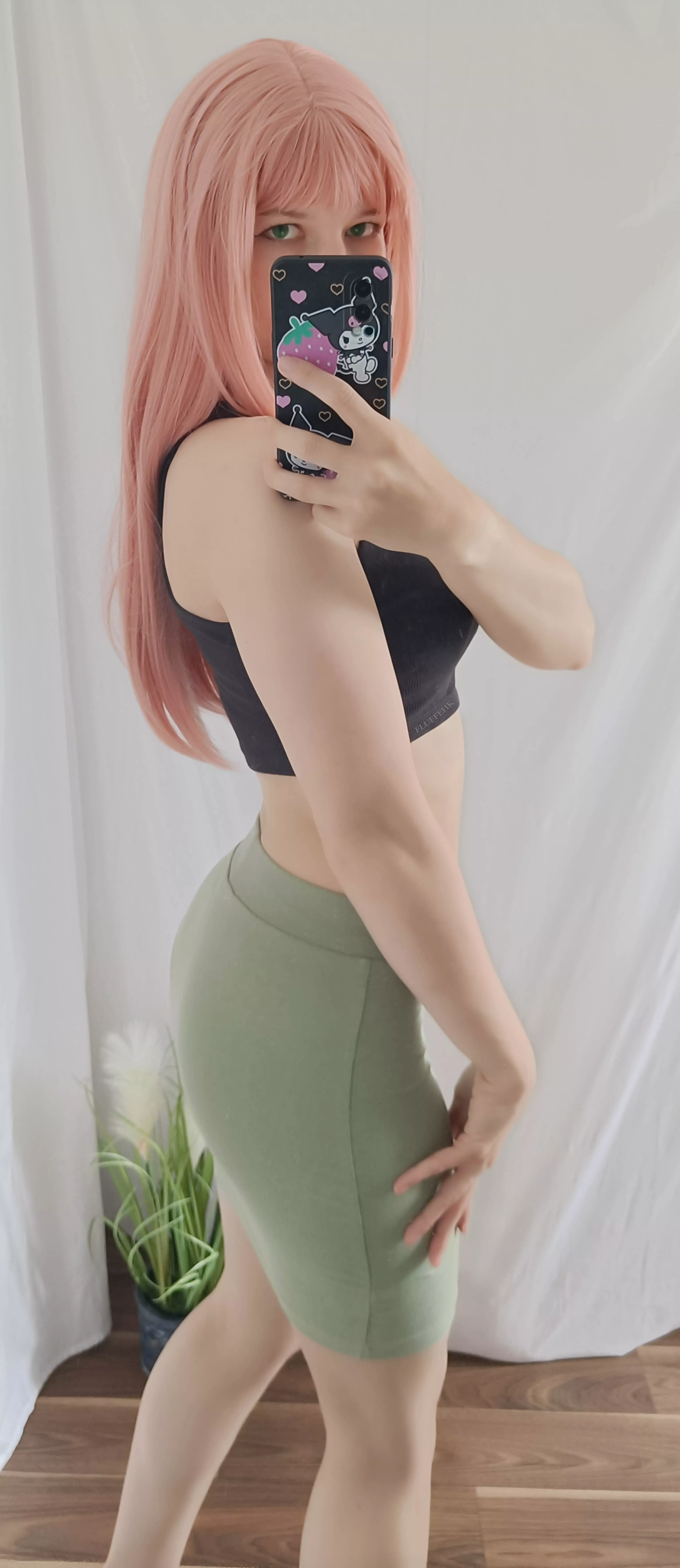 I love this skirt 💕 How's the color on me though?💕 posted by SexyFluffehKitten