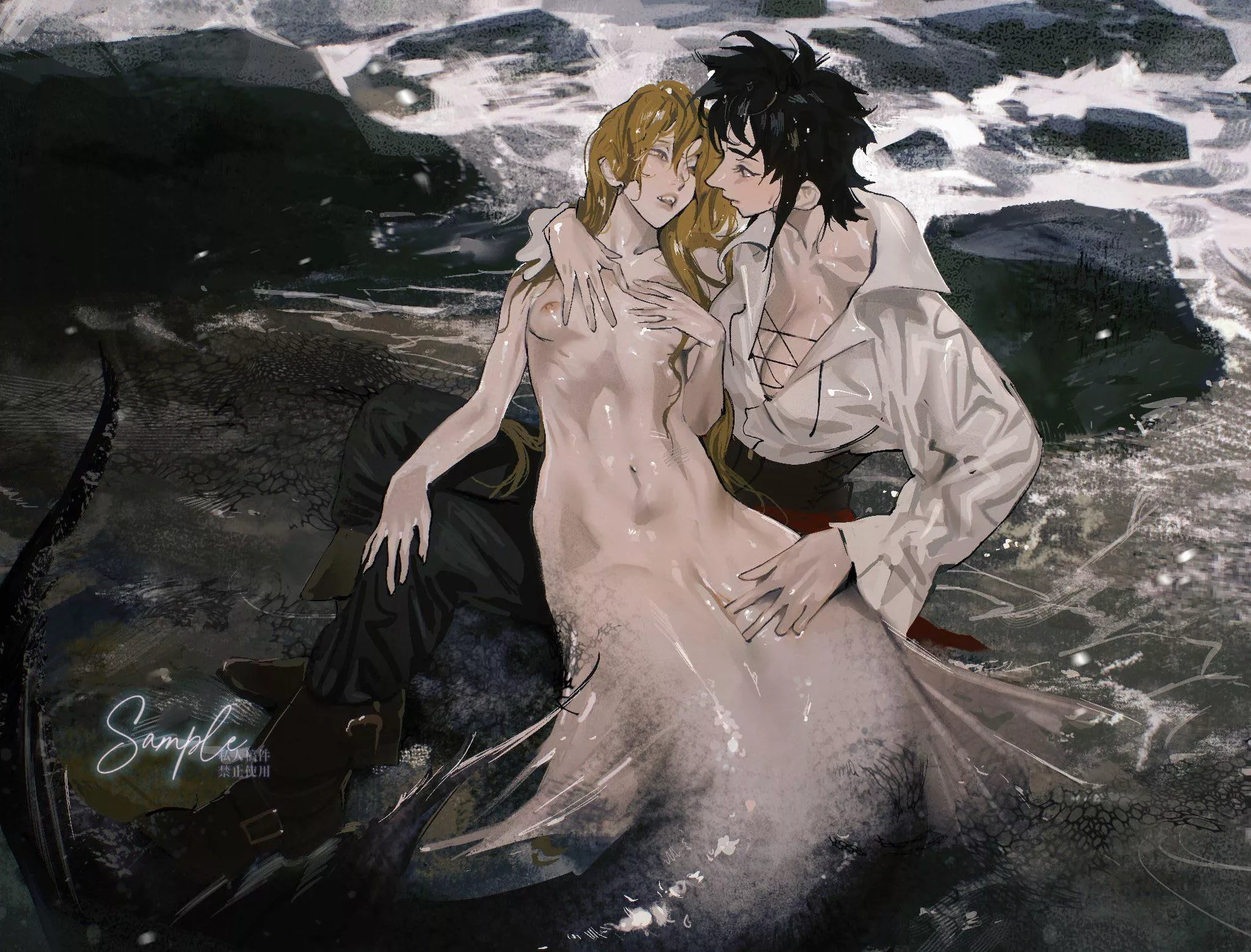 mermaid @xiniuiu127 on twitter posted by ginger6937