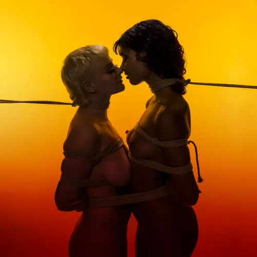 MissPeachXCream and Riley have amazing chemistry - rope and photo by me (The Dark Arts) by CrushedVelvetX