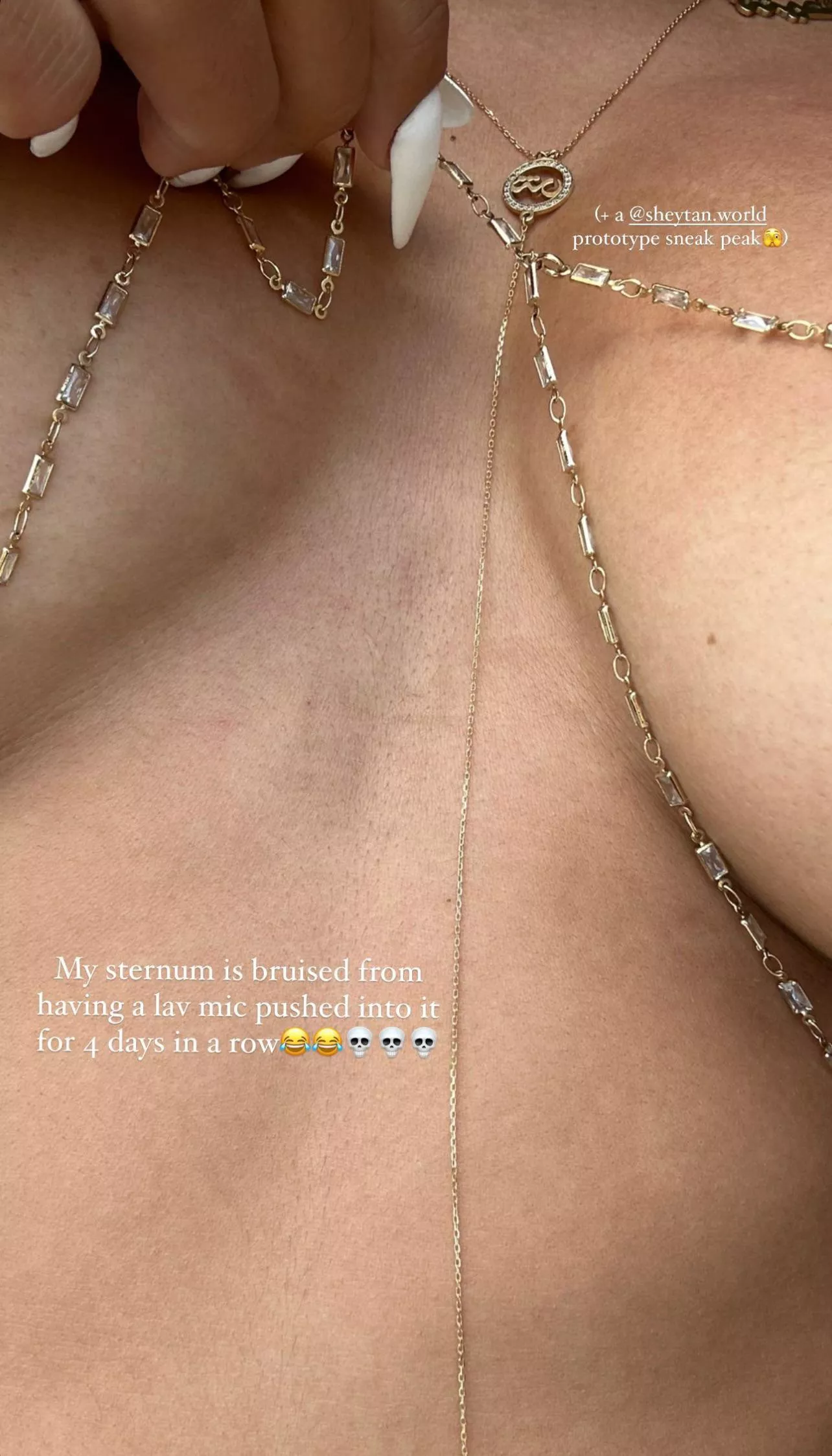 Most we’ve seen of her chest in almost a decade posted by SheetAcrobat