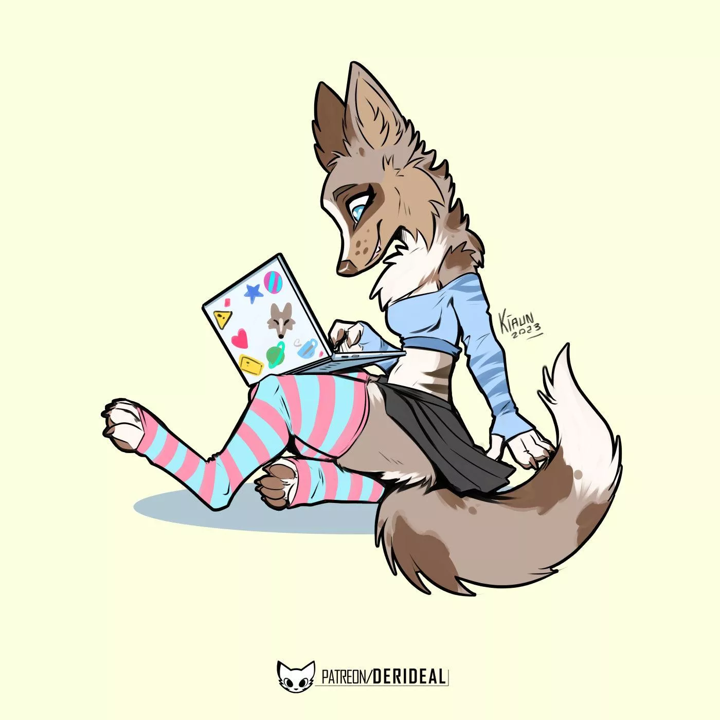 Progammer socks (art by me) posted by derideal