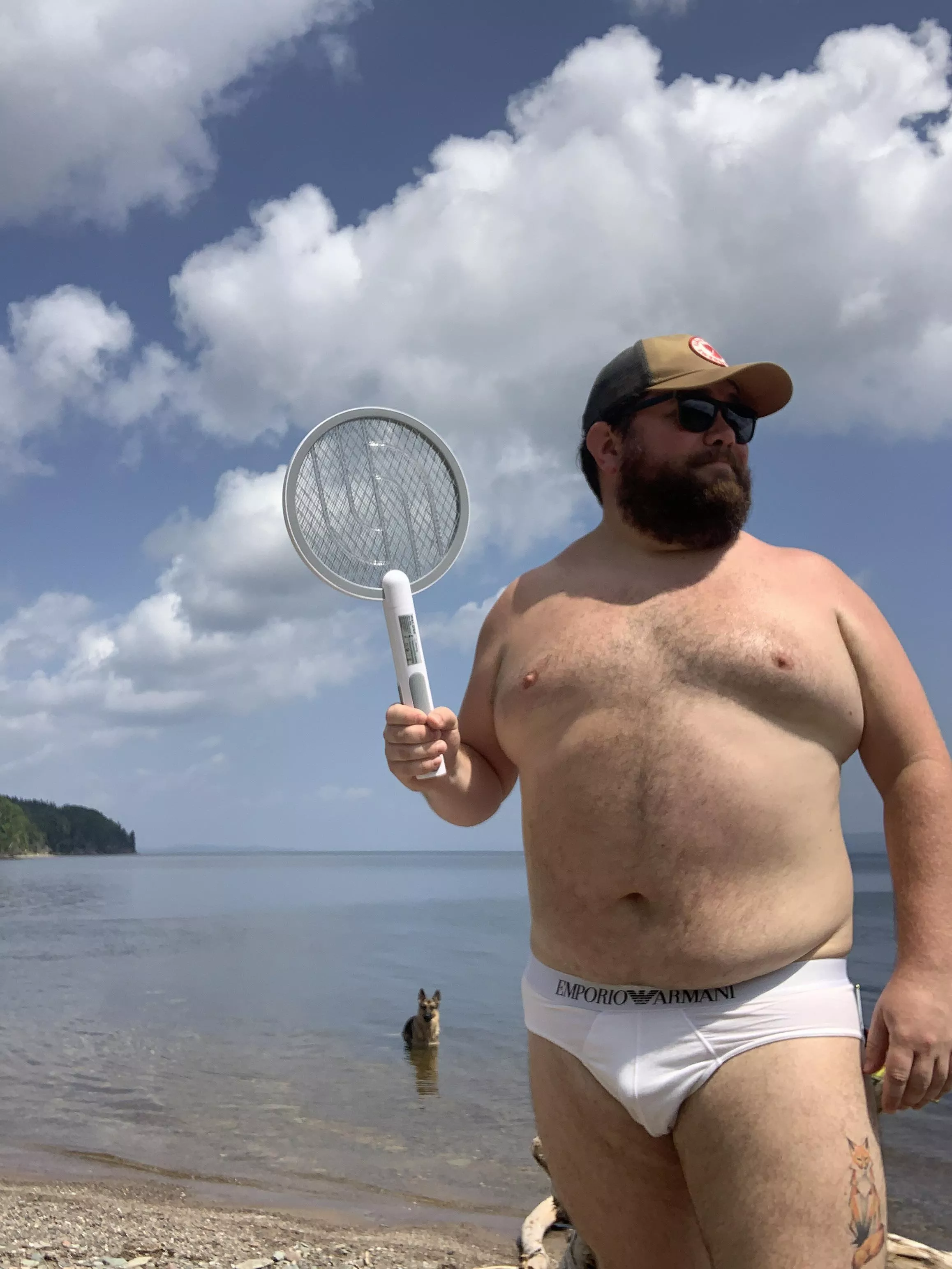 Protecting the beach from bugs. posted by ASundayDrive