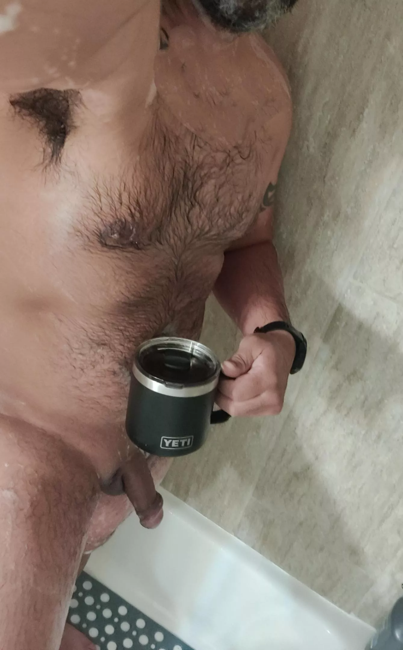 Shower coffee to start my day posted by manrunswild