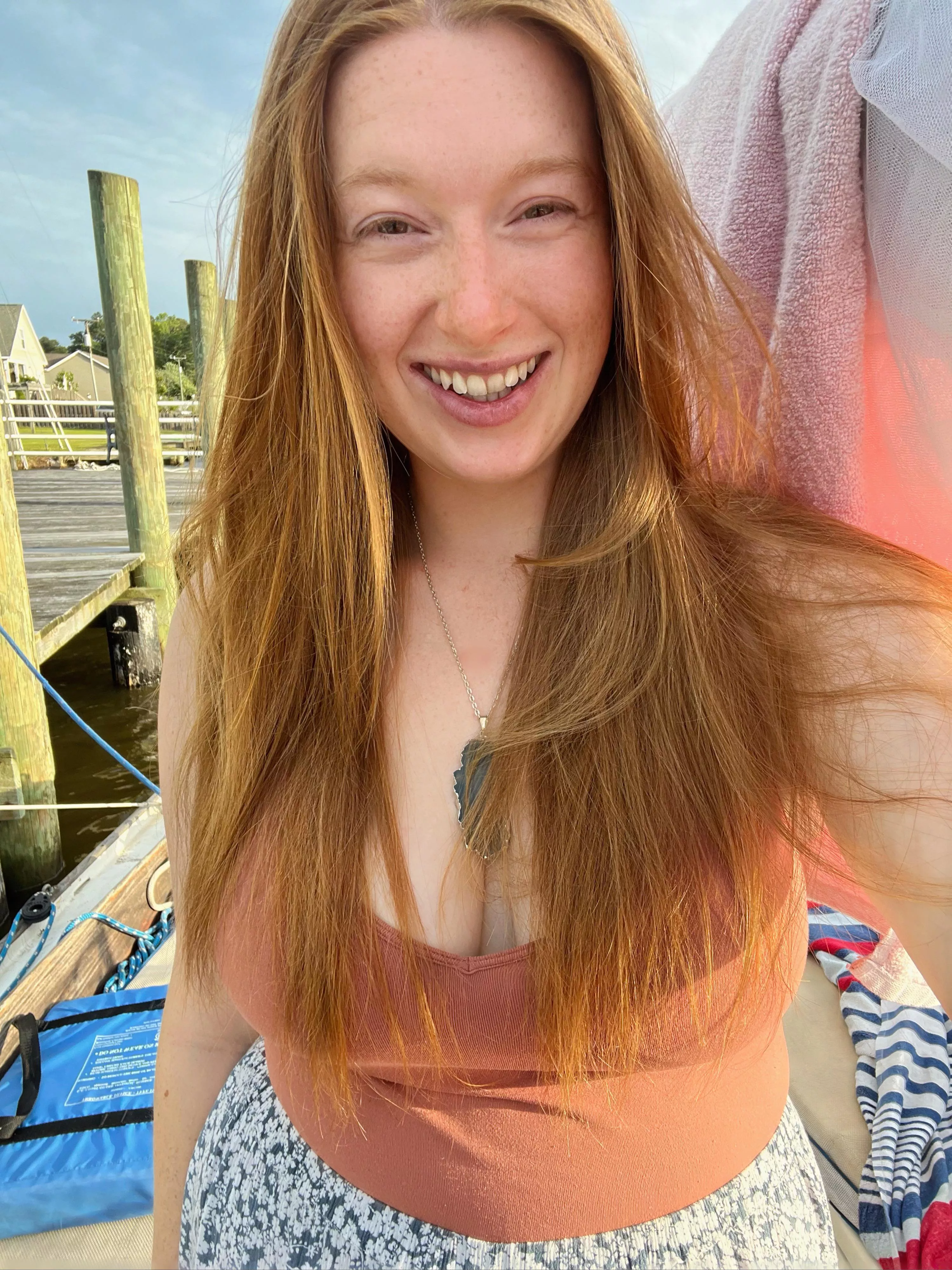 Sun kissed and freckled posted by Bakedredhead