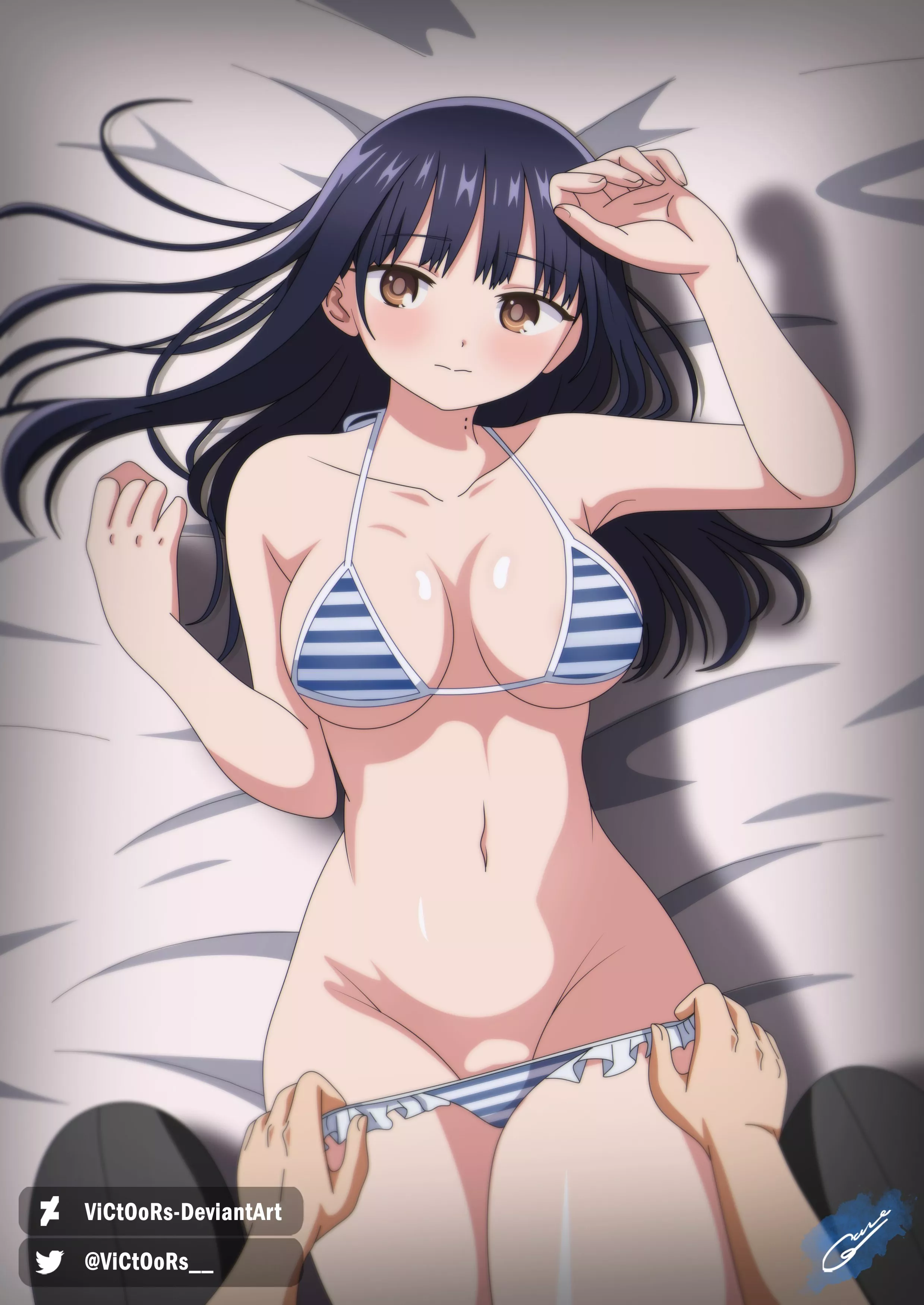 Undressing Anna Yamada (The Dangers In My Heart) posted by Csxc