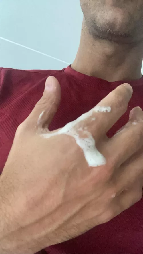 Was leaking so much precum and jacking made it foamy by Ill-Pin-4283