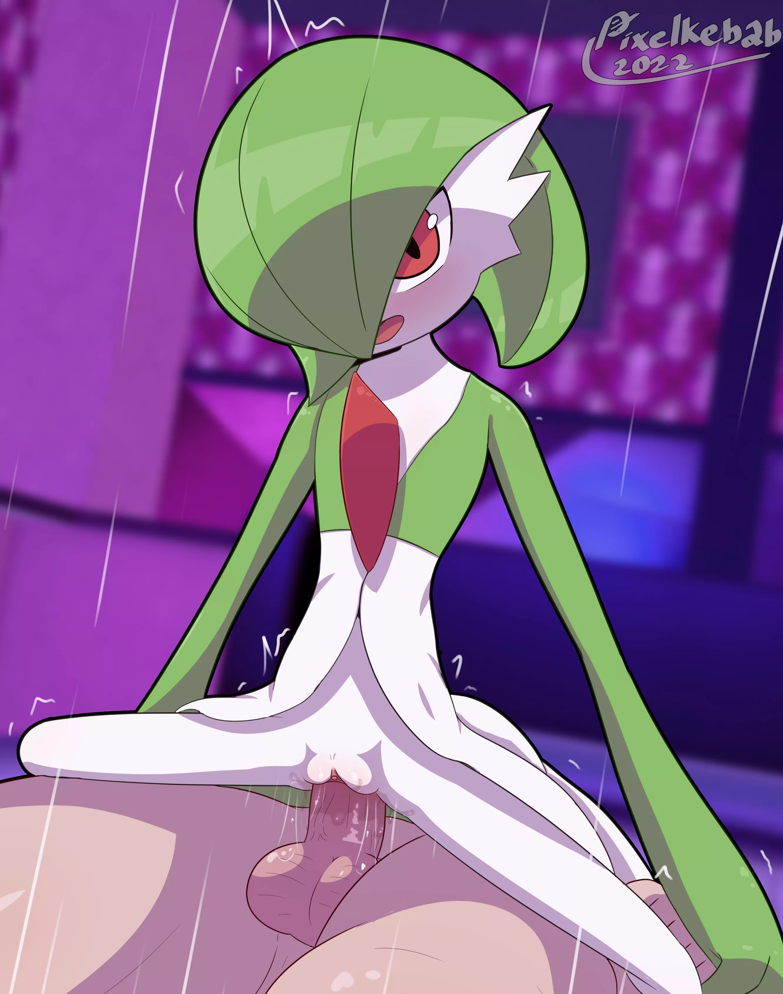 Gardevoir riding posted by MistyMayDawnIris