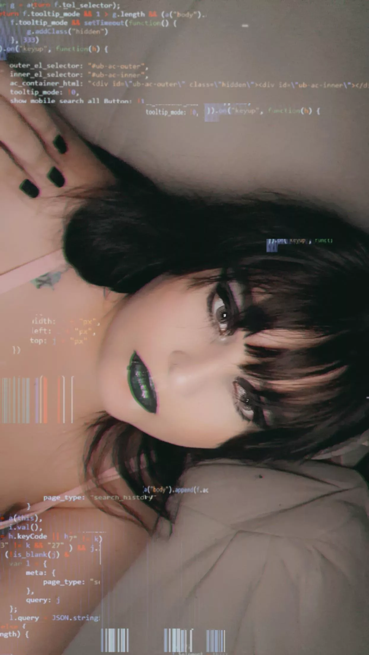 i cut my own bangs 🦇🖤 posted by SpicyGothic