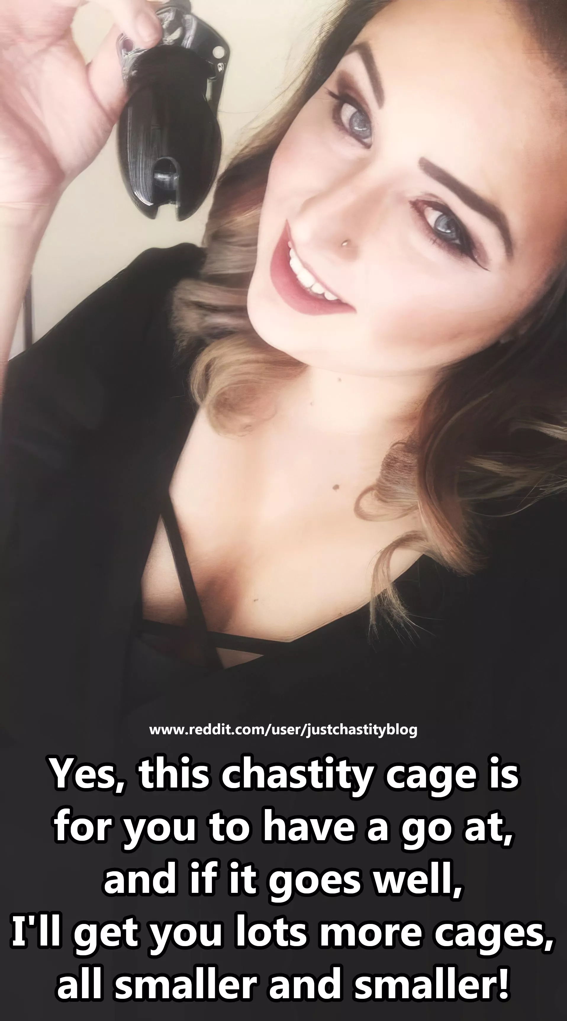 It's good to test first, isn't it? posted by justchastityblog