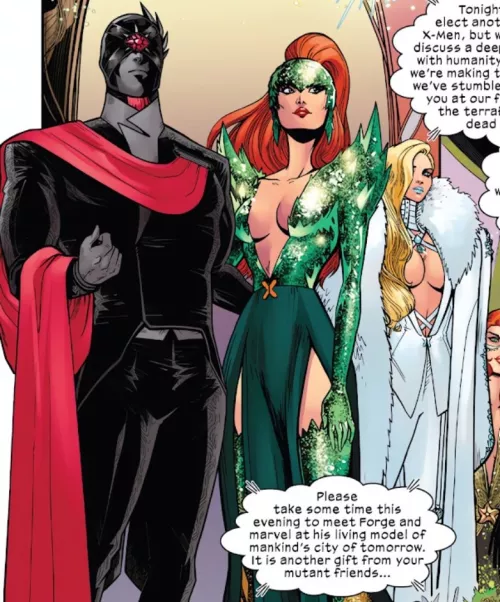 Jean and Emma's Outfits [X-Men: Hellfire Gala 2023 #1] by milord8440