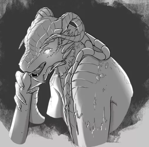 My little dragonborn grew up ;-; by angiedragoness